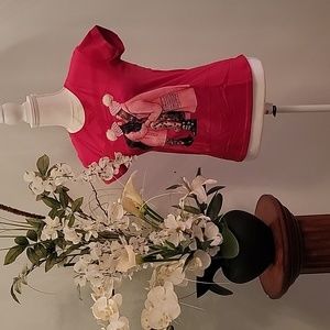 Colombian blouse size M red color mom and daughter